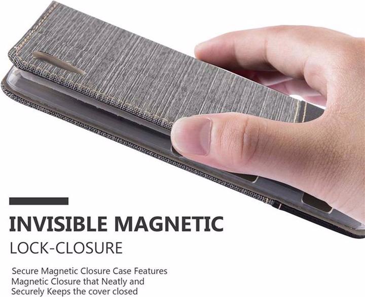 Actual product image Cadorabo Book Jeans Optics Cover (Sony Xperia T2 Ultra)