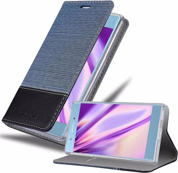 Actual product image Cadorabo Book Jeans Optics Cover (Sony Xperia XA1 Plus)