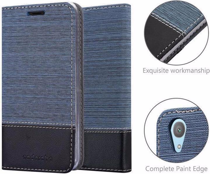 Actual product image Cadorabo Book Jeans Optics Cover (Sony Xperia XA1 Plus)