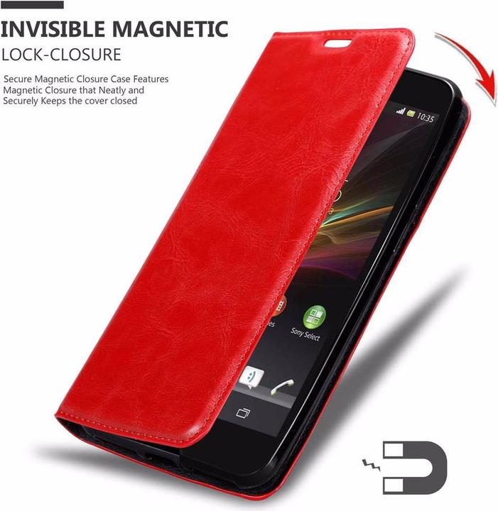 Productafbeelding Cadorabo Boek Onzichtbare Magneethoes (Xperia Z)