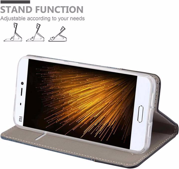 Image du produit Cadorabo Couverture look jeans Book (Mi 5s)