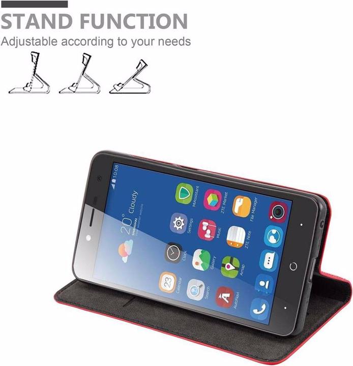 Productafbeelding Cadorabo Boek Onzichtbare Magneethoes (ZTE Blade L7)