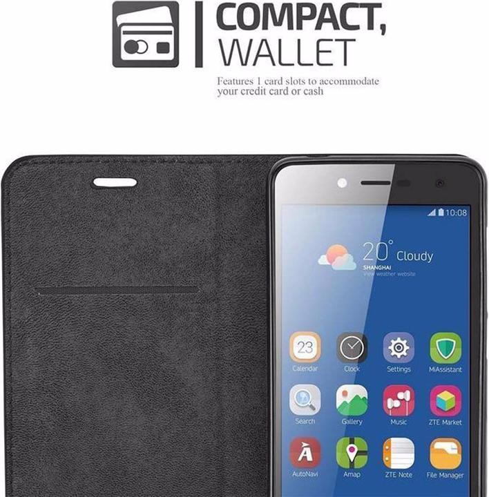 Productafbeelding Cadorabo Boek Onzichtbare Magneethoes (ZTE Blade L7)