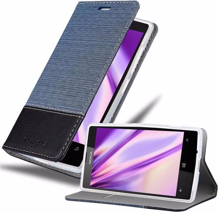 Actual product image Cadorabo Book Jeans Optics Cover (Nokia Lumia 520)
