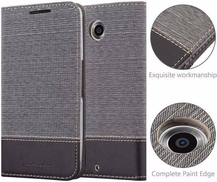 Image du produit Cadorabo Couverture look jeans Book (Motorola Nexus 6)