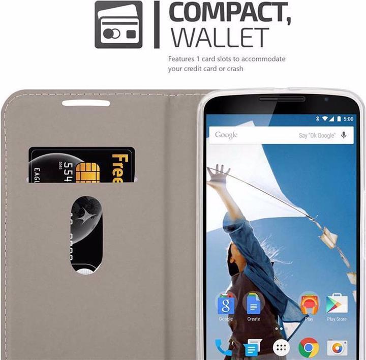 Image du produit Cadorabo Couverture look jeans Book (Motorola Nexus 6)
