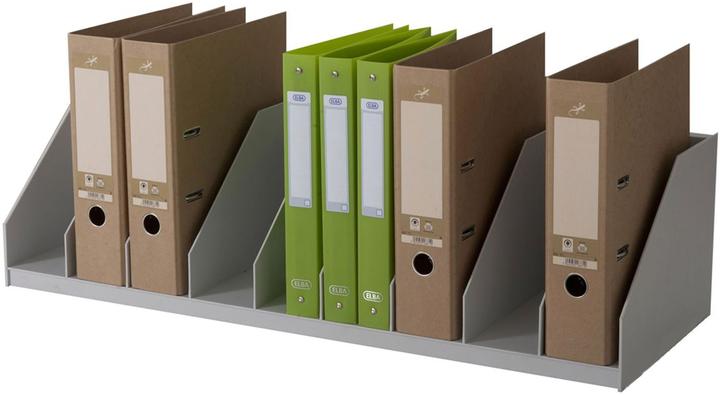 Actual product image Paperflow Document tray, 9 compartments, fixed partition, grey made of polystyrene, 9 compartments (A4)