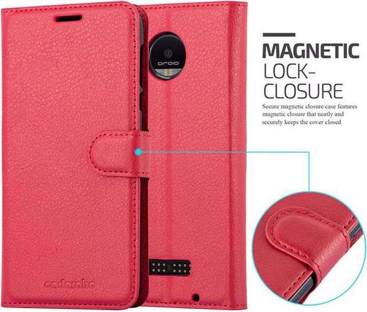 Produktbild Cadorabo Book mit Standfunktion Cover (Motorola Moto Z Force)