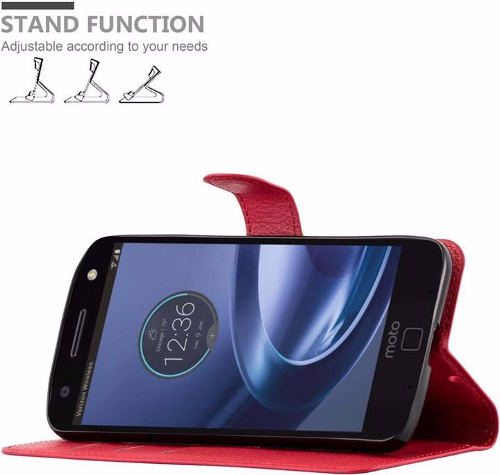Produktbild Cadorabo Book mit Standfunktion Cover (Motorola Moto Z Force)