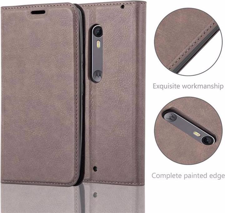 Productafbeelding Cadorabo Boek Onzichtbare Magneethoes (Motorola Moto X Stijl)