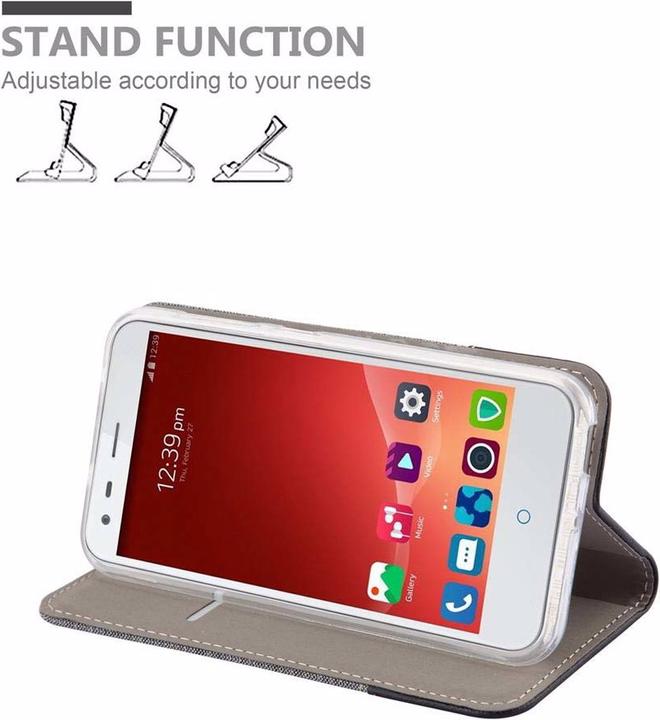 Actual product image Cadorabo Book Jeans Optics Cover (ZTE Blade S6)
