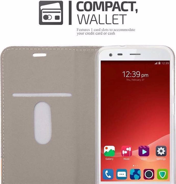 Actual product image Cadorabo Book Jeans Optics Cover (ZTE Blade S6)