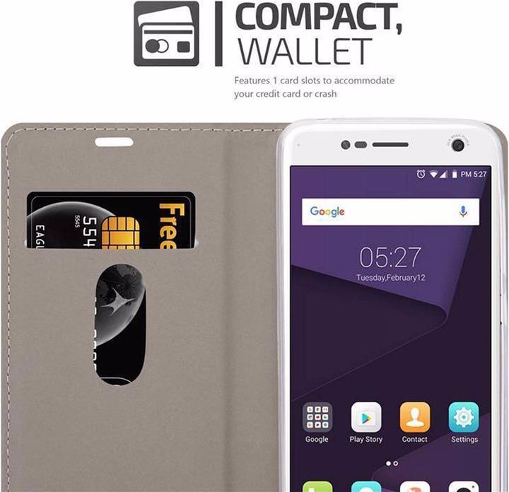 Produktbild Cadorabo Book Jeans Optik Cover (ZTE Blade V8)