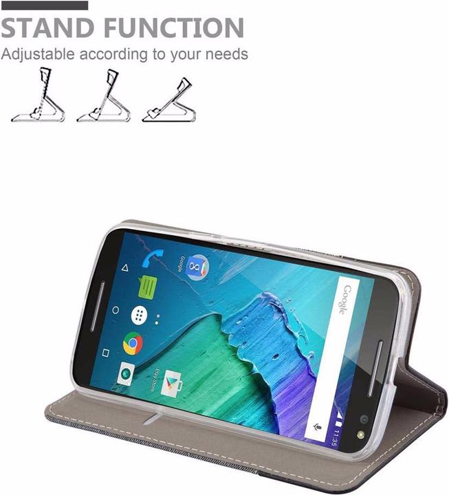 Actual product image Cadorabo Book Jeans Optics Cover (Motorola Moto X Style)