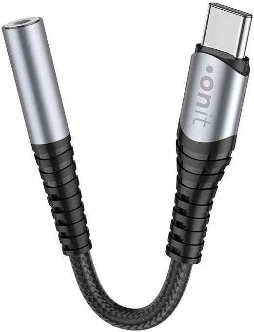 Produktbild Onit Digital-Audio-Adapter USB-C auf 3.5 mm AUX (Digital -> Analog)