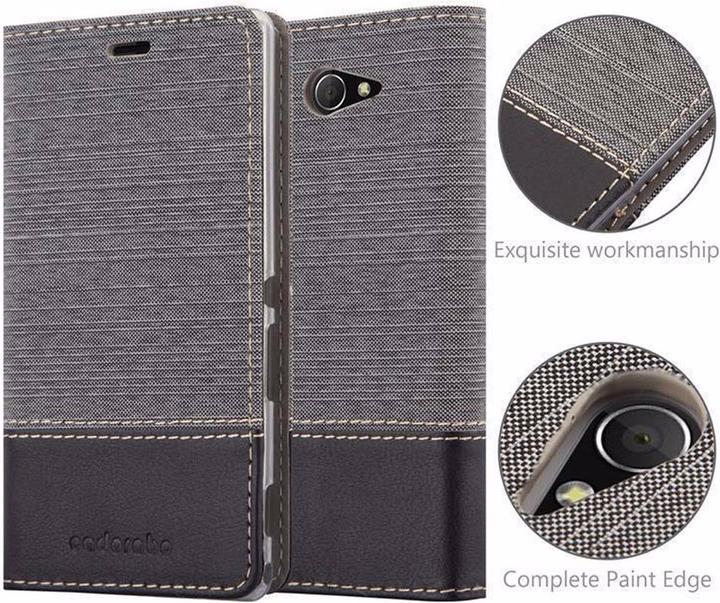 Image du produit Cadorabo Couverture look jeans Book (Sony Xperia M2, Sony Xperia M2 Aqua)