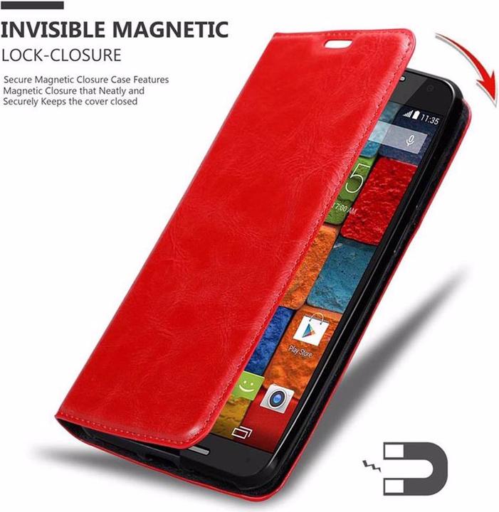 Image du produit Cadorabo Book Couverture magnétique invisible (Motorola Moto X2)