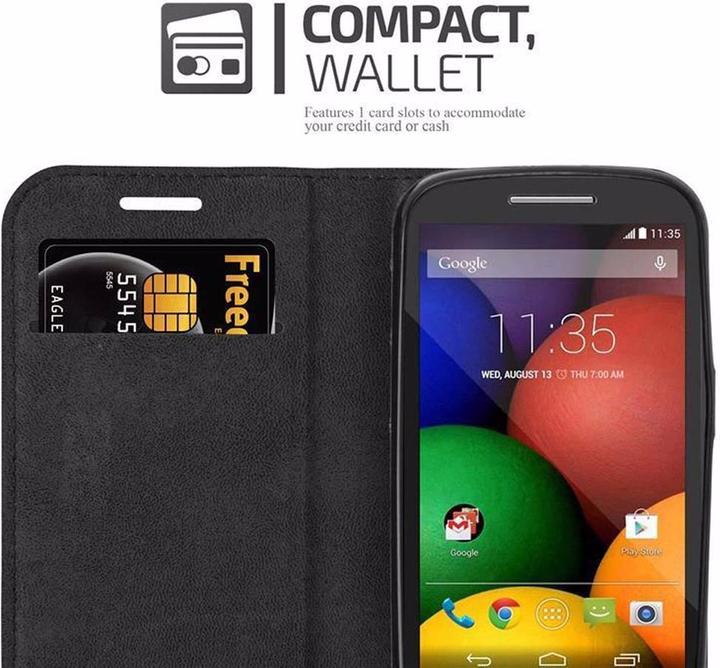 Productafbeelding Cadorabo Boek Onzichtbare Magneethoes (Motorola Moto E1)