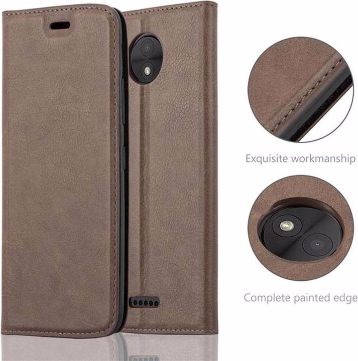 Produktbild Cadorabo Book Invisible Magnet Cover (Motorola Moto C)