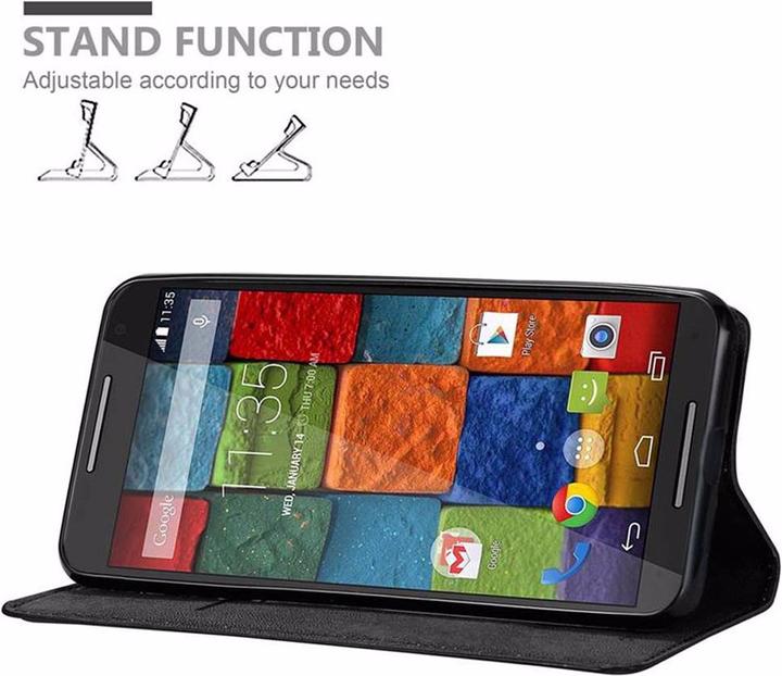 Productafbeelding Cadorabo Boek Onzichtbare Magneethoes (Motorola Moto X2)