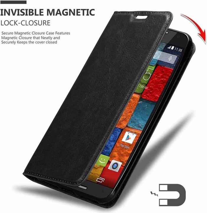 Productafbeelding Cadorabo Boek Onzichtbare Magneethoes (Motorola Moto X2)
