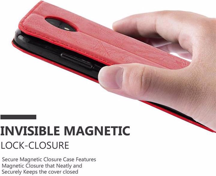 Productafbeelding Cadorabo Boek Onzichtbare Magneethoes (Motorola Moto C)