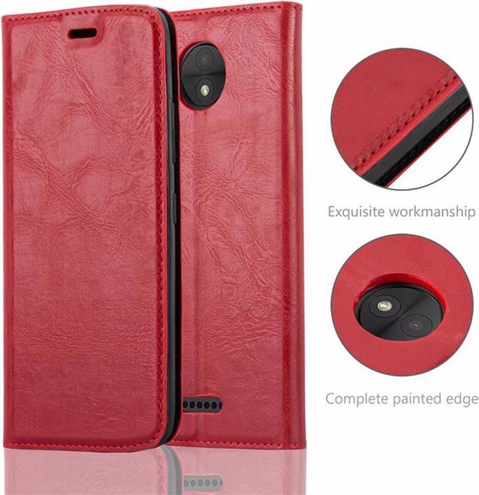 Productafbeelding Cadorabo Boek Onzichtbare Magneethoes (Motorola Moto C)