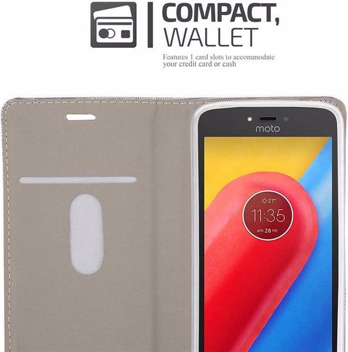 Image du produit Cadorabo Couverture look jeans Book (Motorola Moto C Plus)