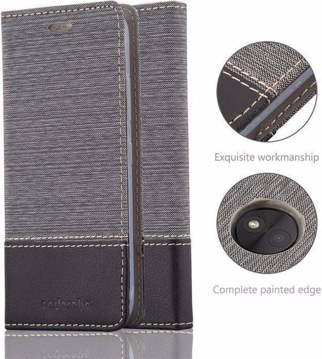 Image du produit Cadorabo Couverture look jeans Book (Motorola Moto C Plus)