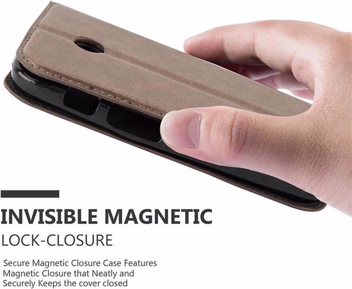 Produktbild Cadorabo Book Invisible Magnet Cover (Motorola Moto E)