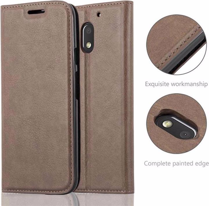 Productafbeelding Cadorabo Boek Onzichtbare Magneethoes (Motorola Moto E3)