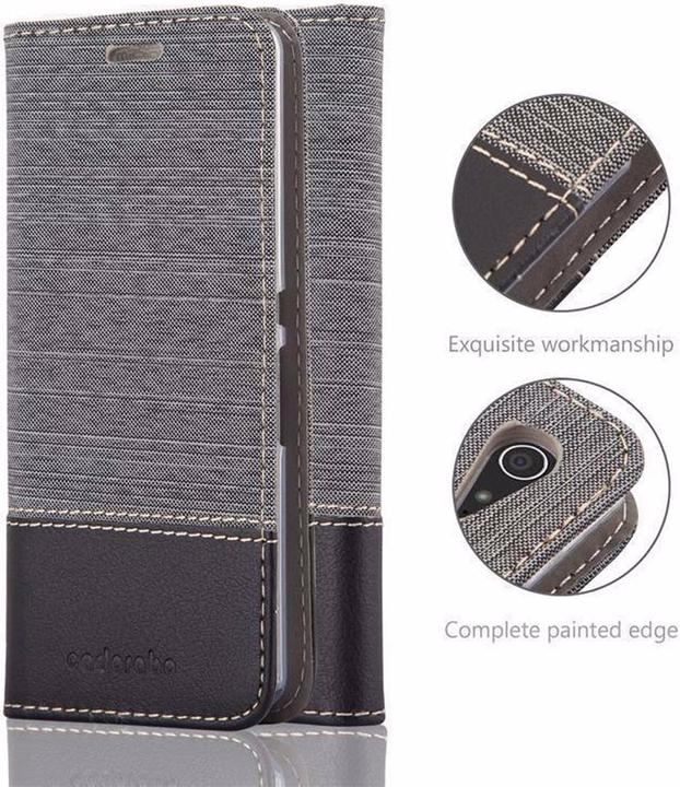 Actual product image Cadorabo Book Jeans Optics Cover (Sony Xperia E3)