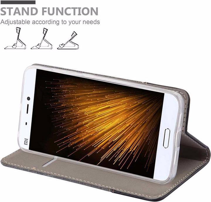 Actual product image Cadorabo Book Jeans Optics Cover (Mi 5s)