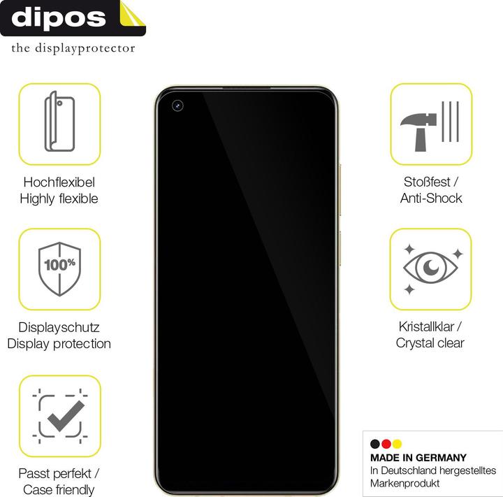 Actual product image Dipos Screen Protector Full-Cover 3D (2 Piece, Realme 11)