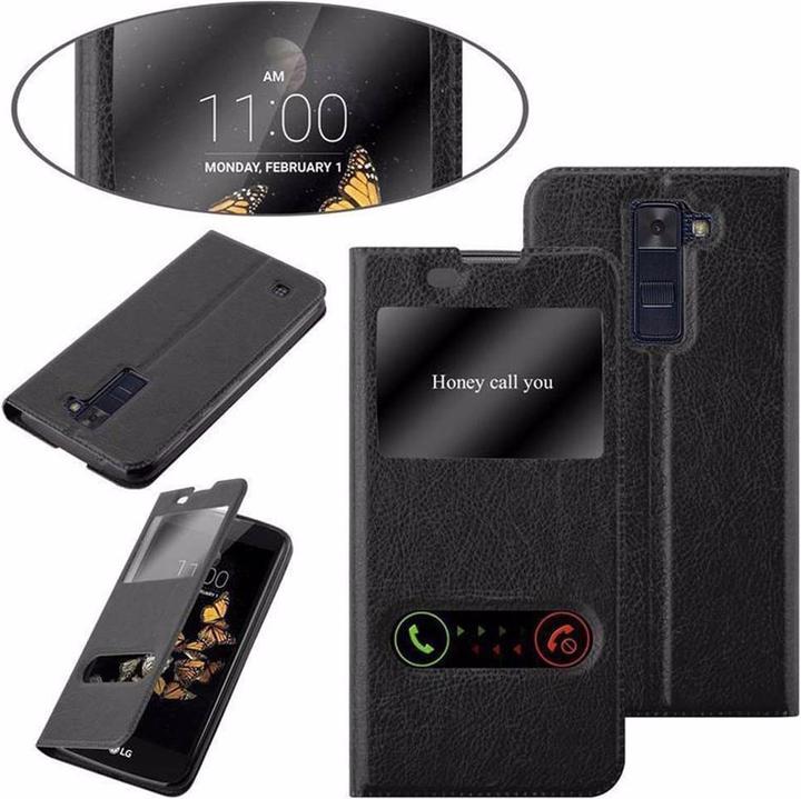 Actual product image Cadorabo Book with View double window cover (LG K8)