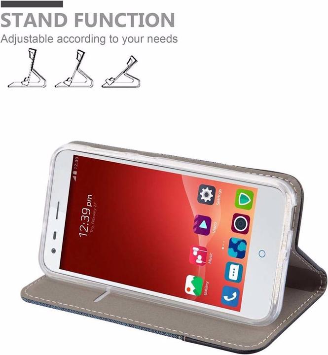 Actual product image Cadorabo Book Jeans Optics Cover (ZTE Blade S6)