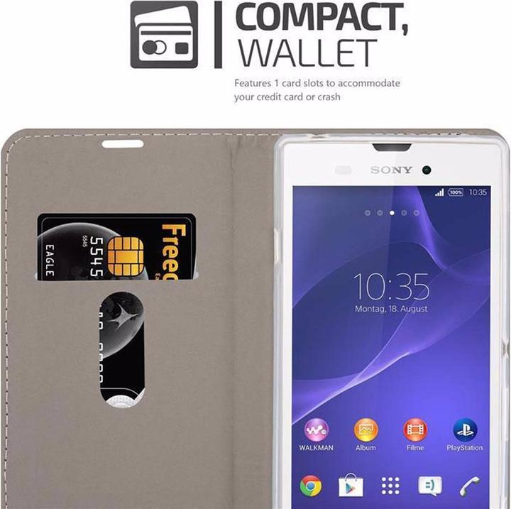 Productafbeelding Cadorabo Boek Jeans Optiek Cover (Xperia T3)