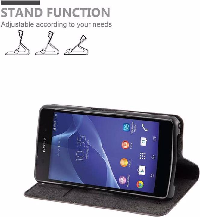 Productafbeelding Cadorabo Boek Onzichtbare Magneethoes (Xperia Z2 Compact)
