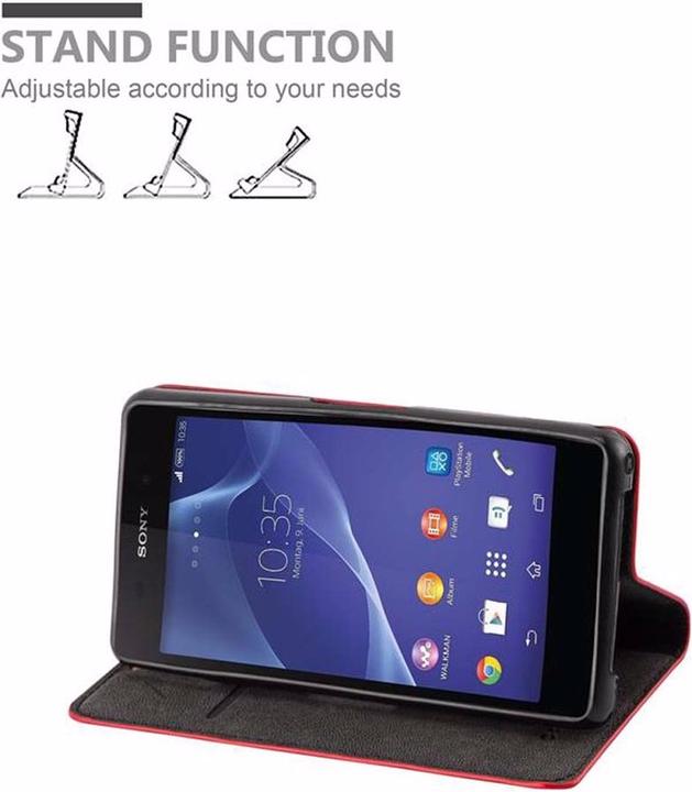 Productafbeelding Cadorabo Boek Onzichtbare Magneethoes (Xperia Z2 Compact)