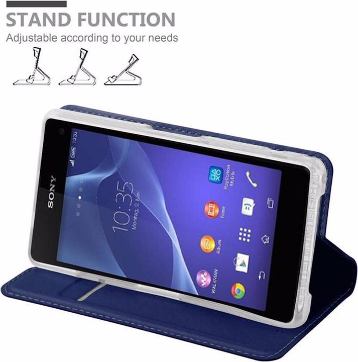 Produktbild Cadorabo Book Classy Style Cover (Sony Xperia Z1 Compact)