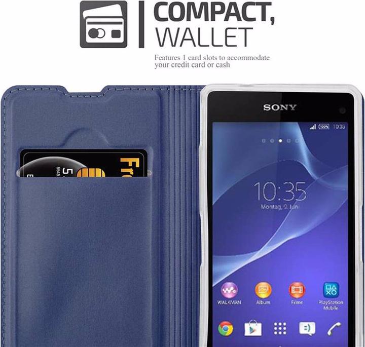 Produktbild Cadorabo Book Classy Style Cover (Sony Xperia Z1 Compact)