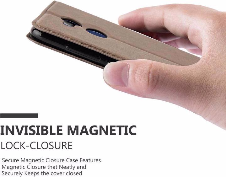 Actual product image Cadorabo Book Invisible Magnet Cover (Honor 6C Pro)