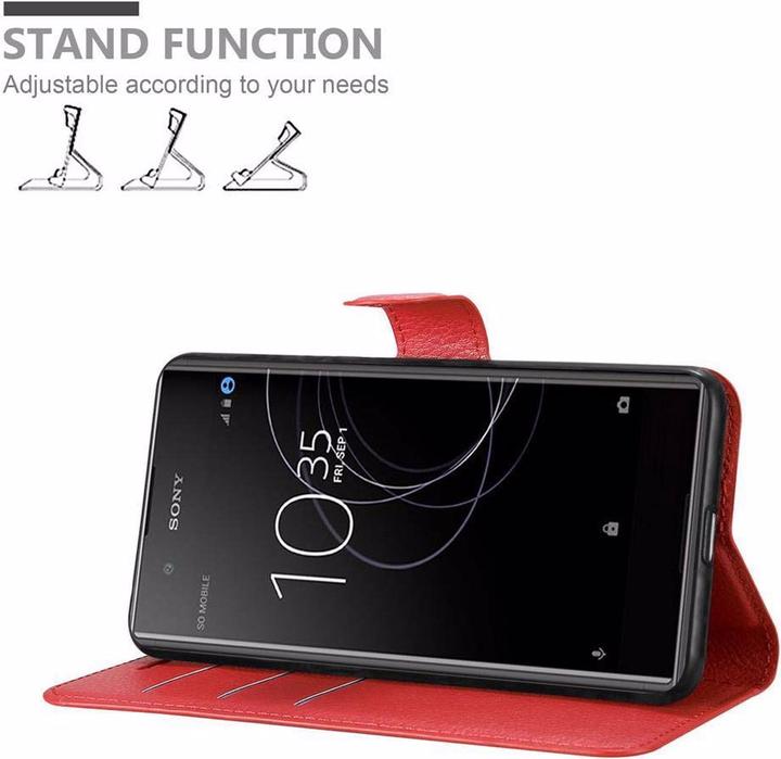Actual product image Cadorabo Book with stand function cover (Xperia XA1 Plus)