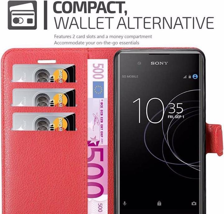 Actual product image Cadorabo Book with stand function cover (Xperia XA1 Plus)