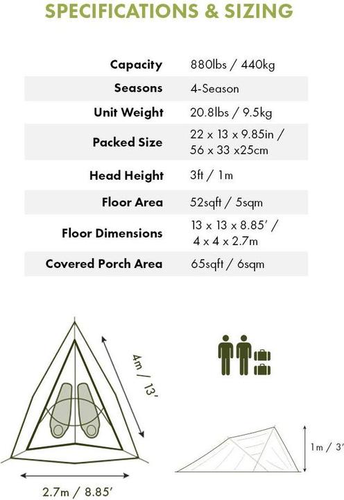 Actual product image Tentsile Connect (Tree tent, 9.50 kg, 2 persons)