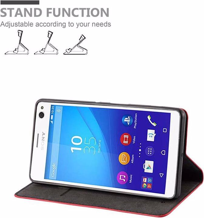 Productafbeelding Cadorabo Boek Onzichtbare Magneethoes (Xperia C4)