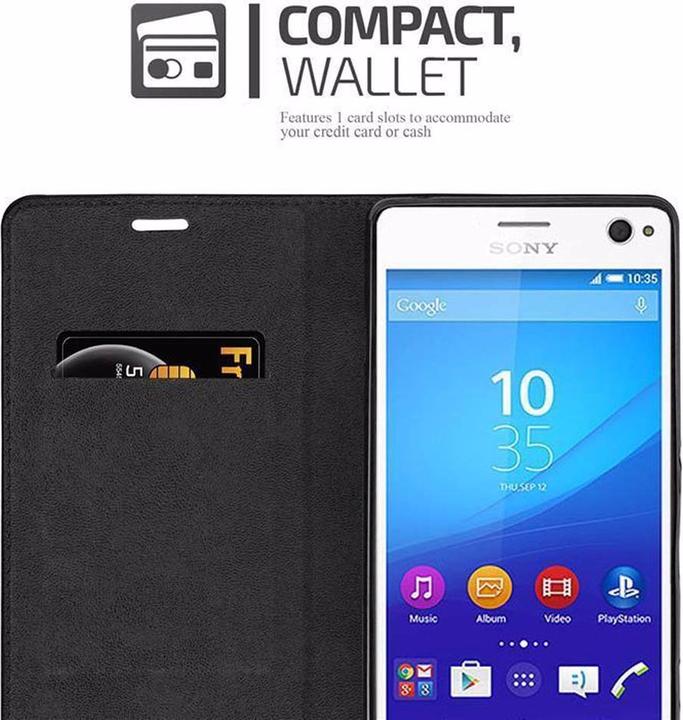 Productafbeelding Cadorabo Boek Onzichtbare Magneethoes (Xperia C4)