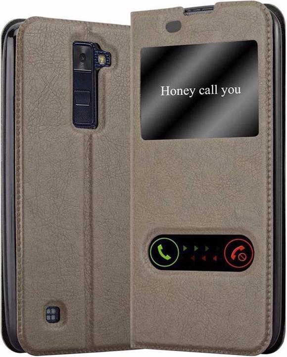 Actual product image Cadorabo Book with View double window cover (LG K8)