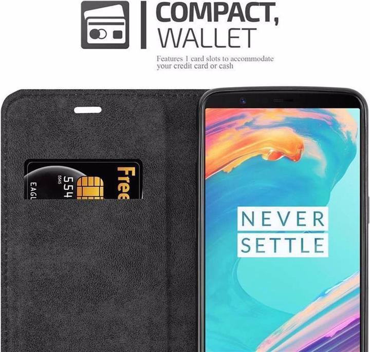 Productafbeelding Cadorabo Boek Onzichtbare Magneethoes (OnePlus 5T)