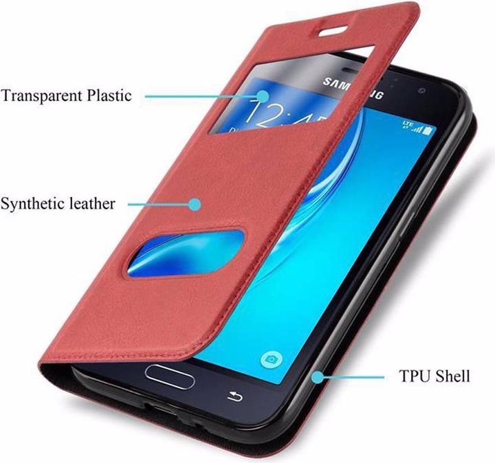 Productafbeelding Cadorabo Boek met Uitzicht Dubbele Raambedekking (Samsung Galaxy J1)